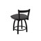 Holland Bar Stool Co 18" Low Back Swivel Vanity Stool, Black Wrinkle, Canter Storm Seat 82118BW004 - alternate 4